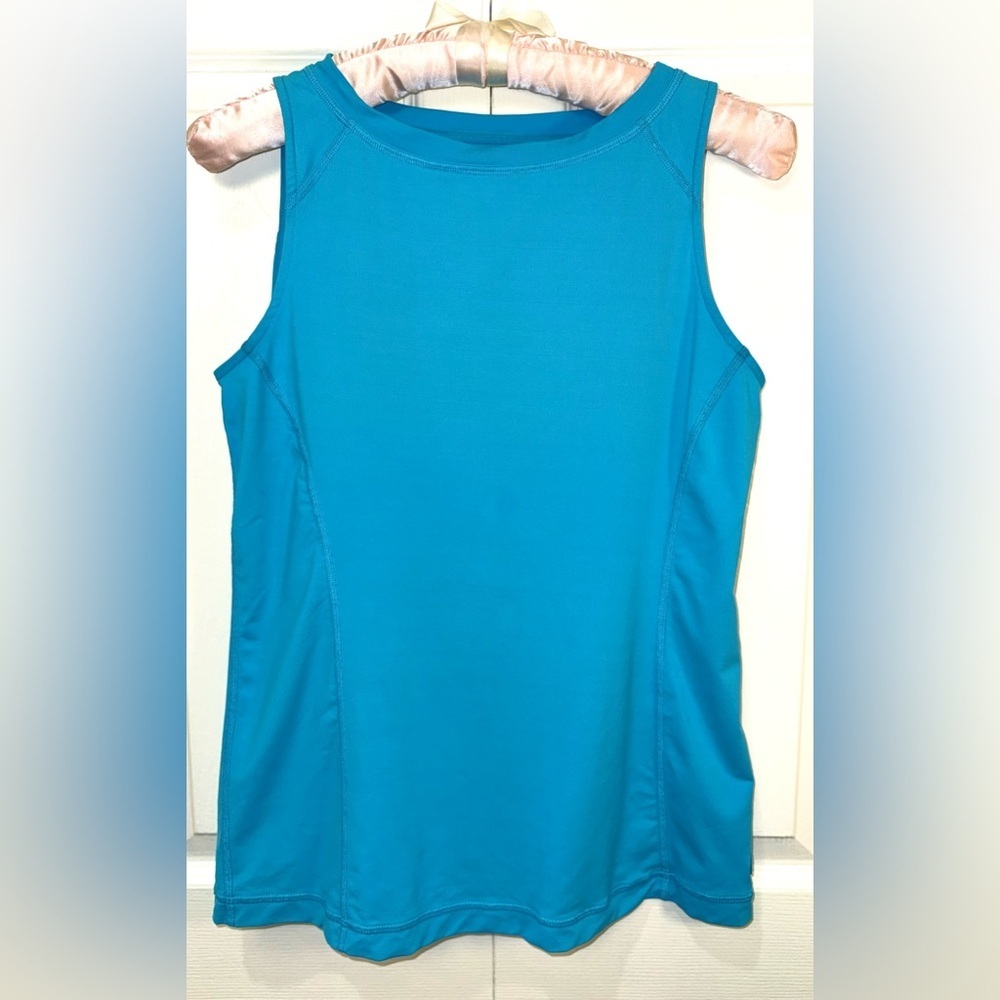 Lilly Pulitzer Luxletic Blue Sleeveless Athletic Tank Top Size XS
